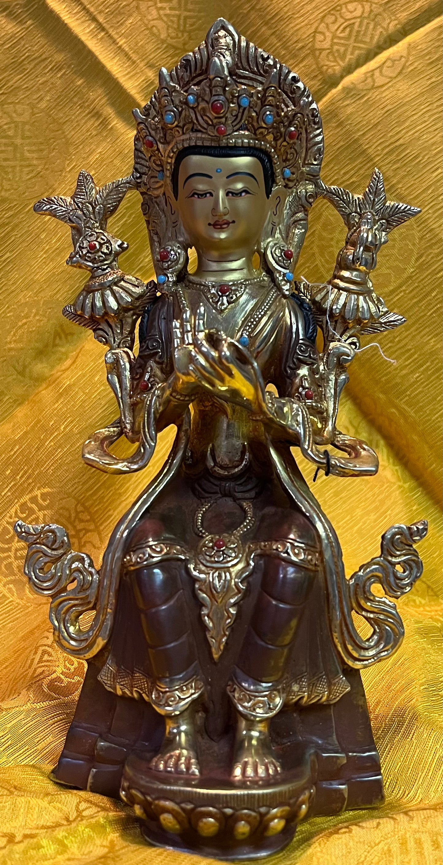 MAITREYA BUDDHA STATUE 10"