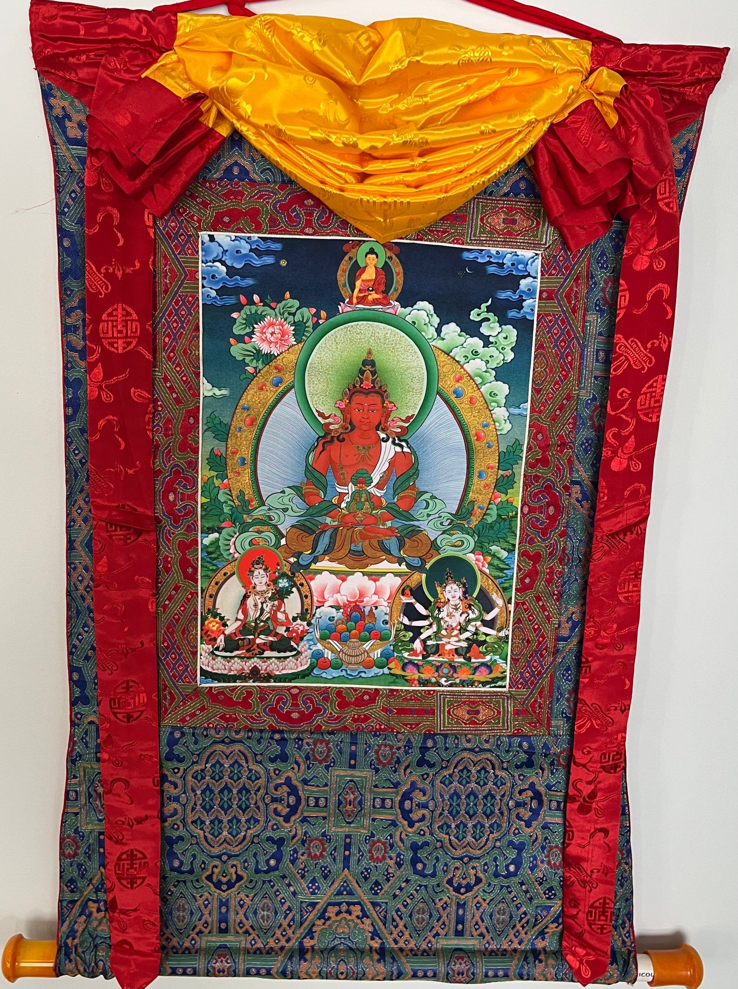 AMITAYUS THANGKA/Tsela Nam Sum