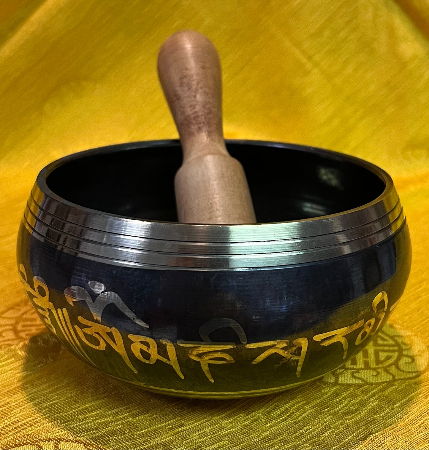 SINGING BOWL BLACK SMALL