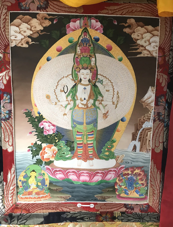 1000 AVALOKETISHEWARA THANGKA