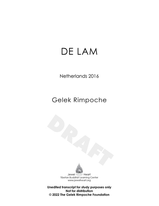 De Lam Netherlands 2016