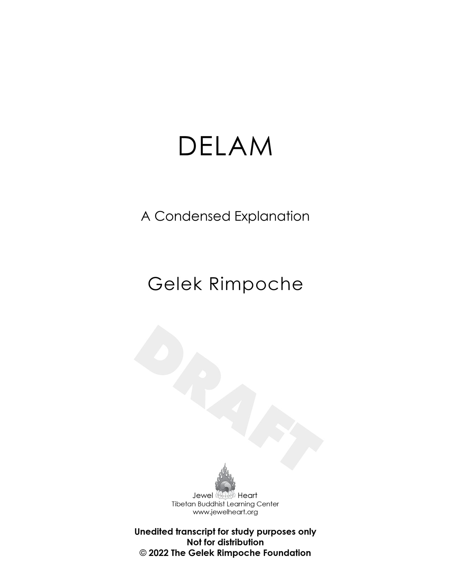 DELAM: The Easy Path - A Condensed Explanation