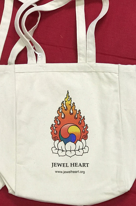 BAG JEWEL HEART WHITE BAG