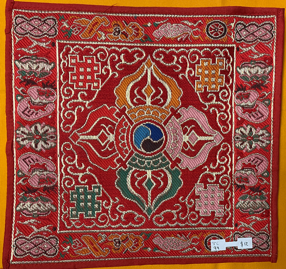 BROCADE BELL AND VAJRA MAT 4"4"