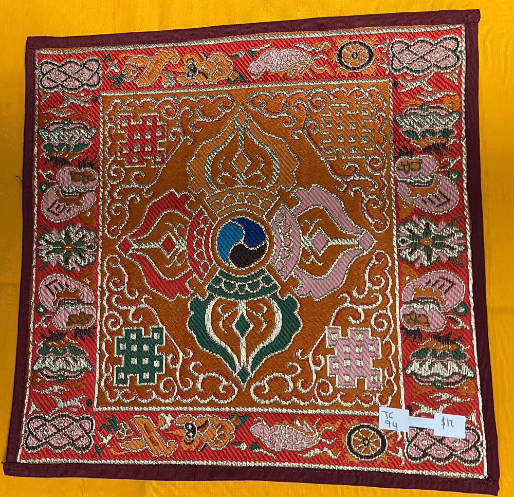 BROCADE BELL AND VAJRA MAT 4"4"