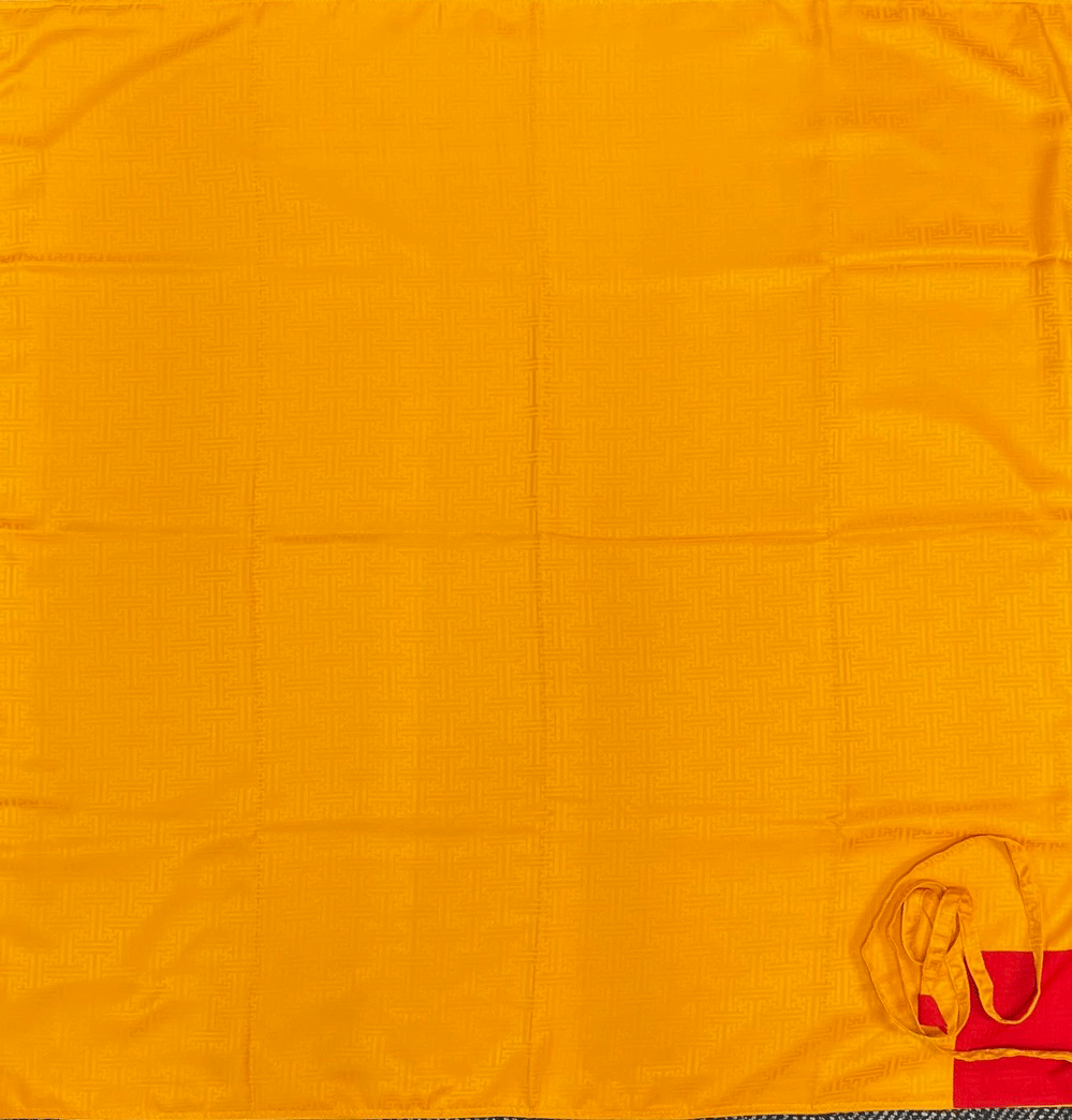 SILK BROCADE MANDALA COVER/PERA GOLD COLOR