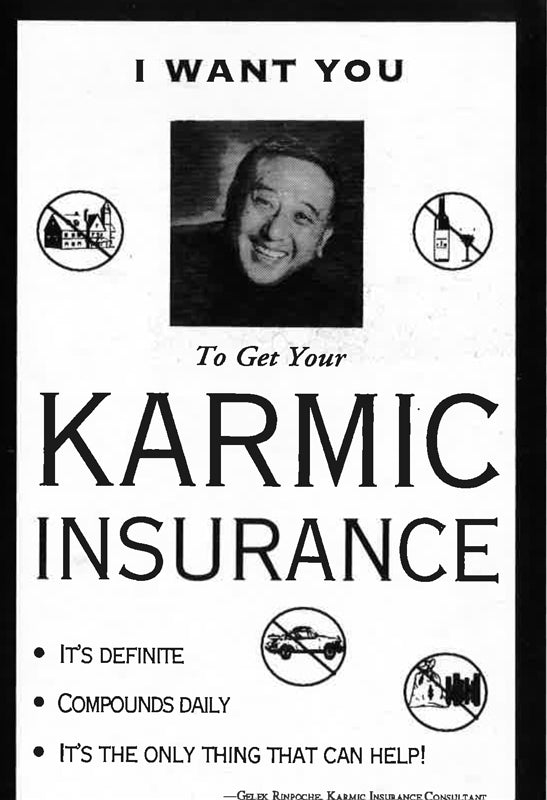 KARMIC INSURANCE MAGNET