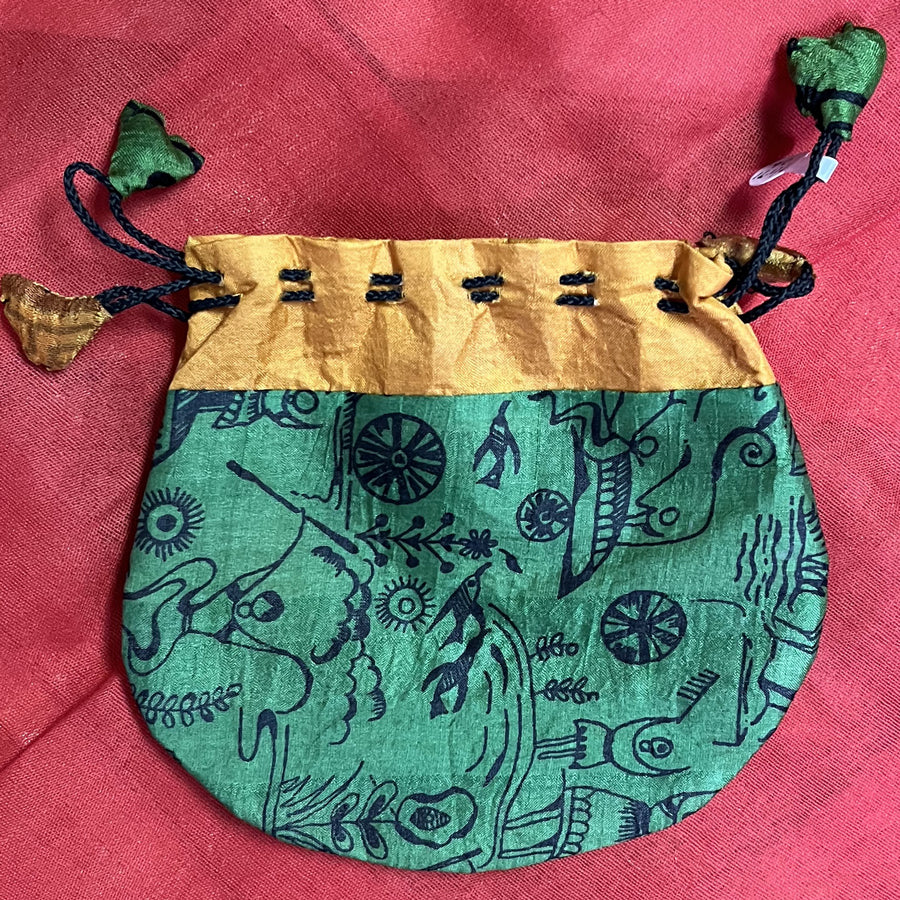 SILK MALA BAG MEDIUM