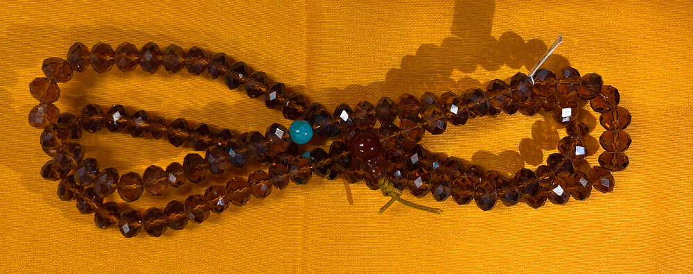 Amber Crystal Mala
