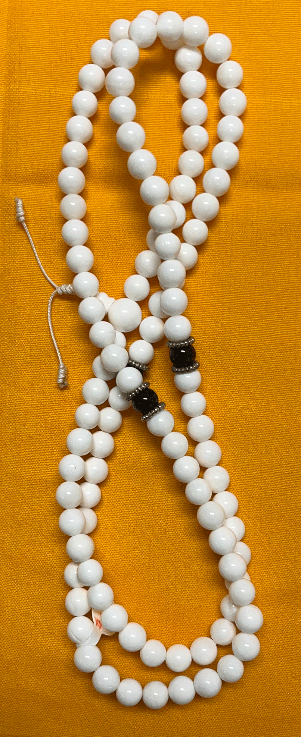 8MM WHITE STONE MALA