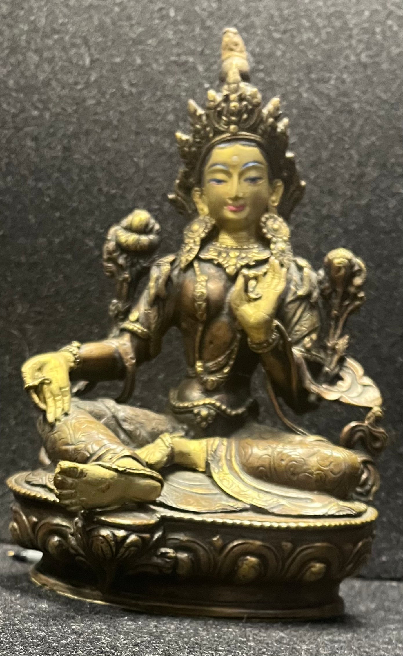 CHITTAMANI TARA STUTUE 8"