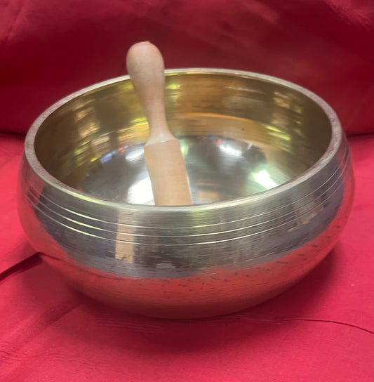 Singing Bowl Yellow Large New