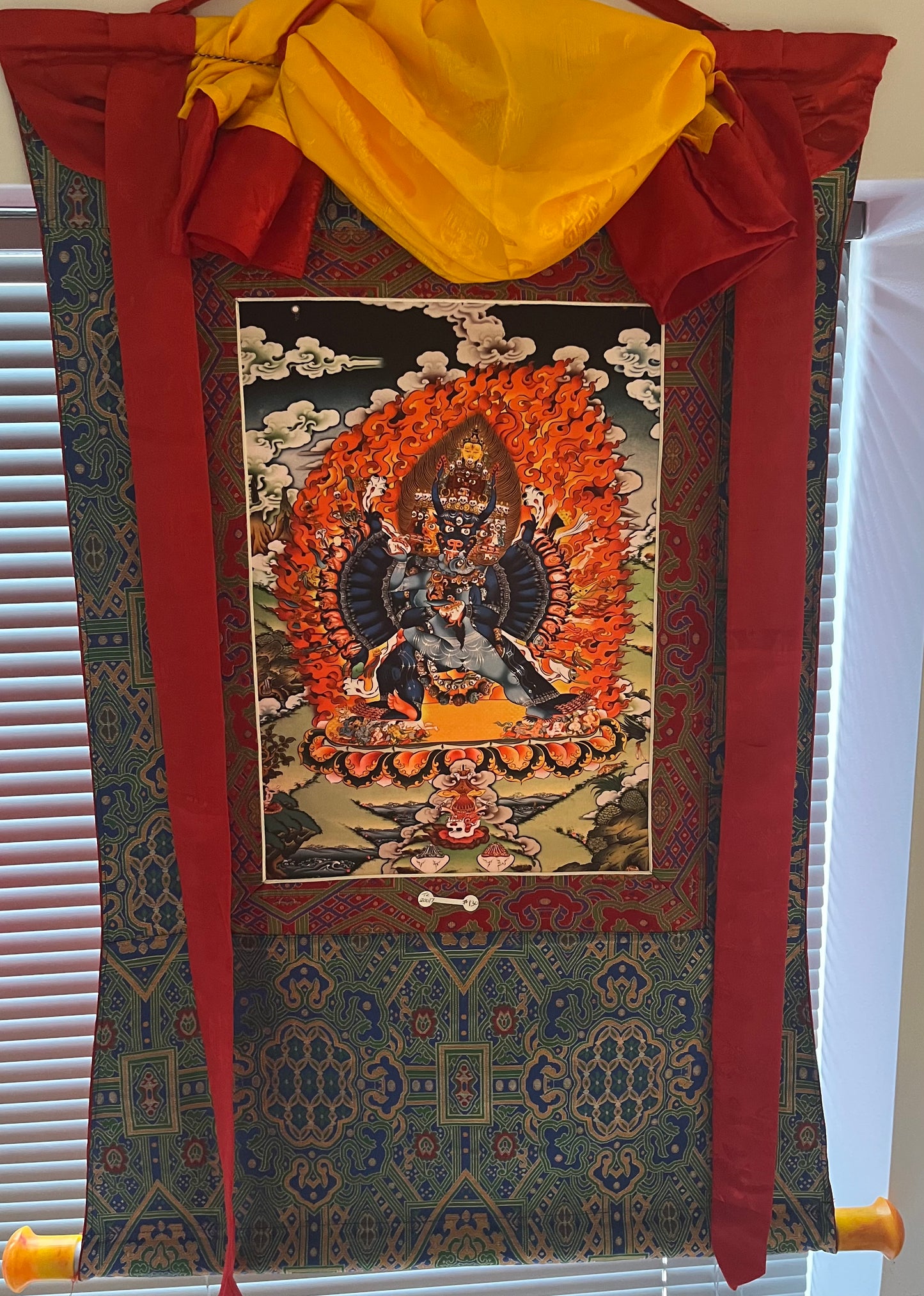 Yamantaka with Consort Thangka