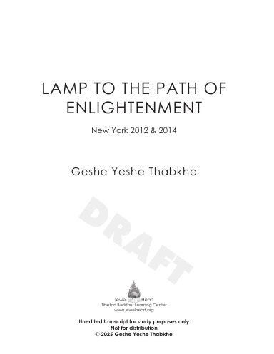 Lamp to the Path of Enlightenment