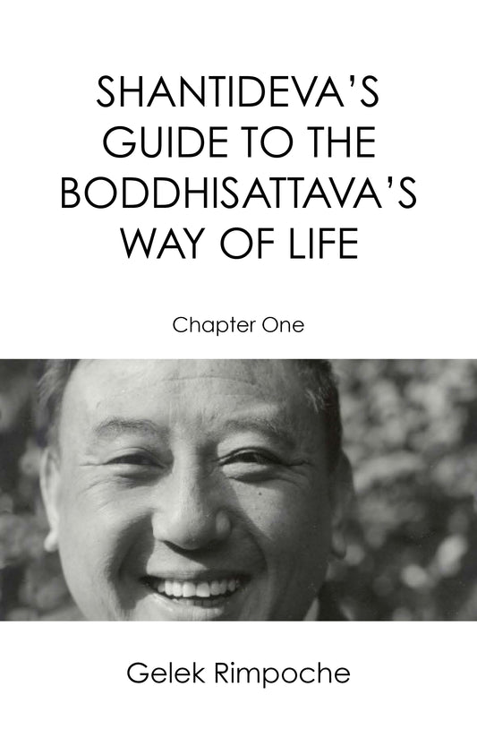 Shantideva's Guide to The Boddhisattava's Way of Life Chapter 1