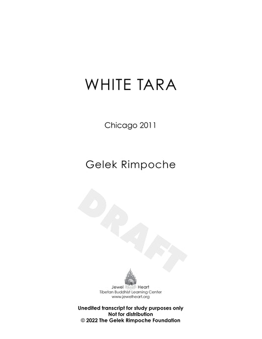 WHITE TARA Chicago 2011